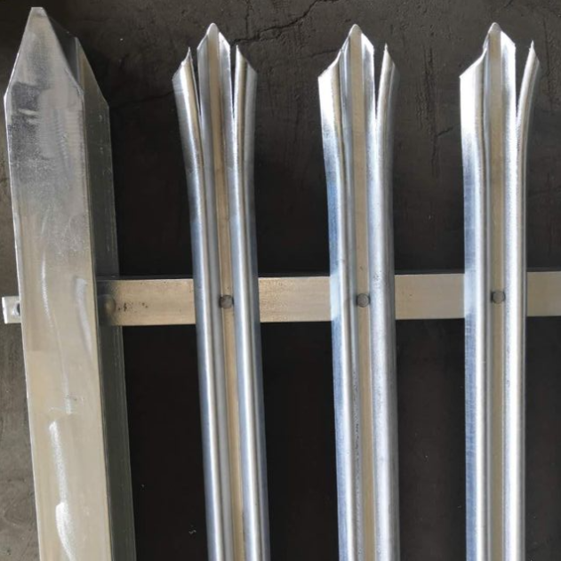 Anti Intrusion Steel Palisade Fence For Controlled Perimeter And Clear Boundary Signaling