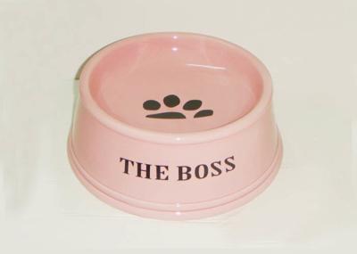 Porcelain Ceramic Treat Jar / Ceramic Pet Food Bowls With Customized Decal