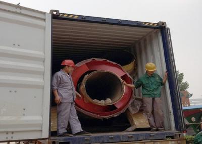 High Drying Rate Efficient Drum Dryer , Small Wood Shavings Sawdust Rotary Dryer