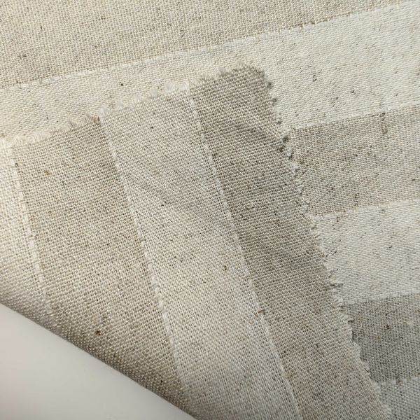 Factory Wholesale Custom Cheap Price Viscose Organic Linen Fabric Natural Eco-friendly Woven for Garment Dress Yarn Dyed Plain