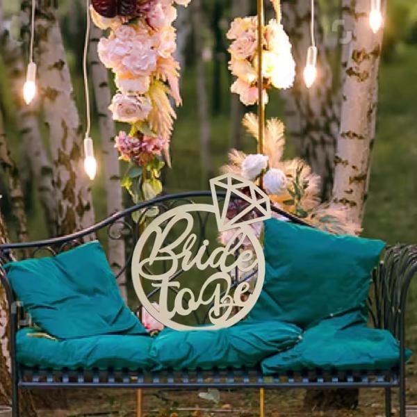 Wooden booth props Front door decoration Large diamond wood sign Party Photo Wedding Bride shower party supplies