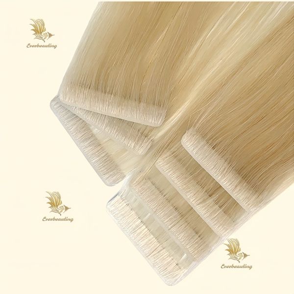 Russian Hair Blonde Virgin Remy Human Tape in Hair Extensions Perfect for All Occasions