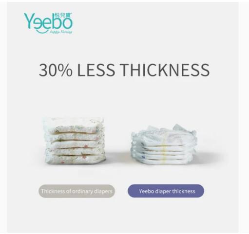 Thinner and More Absorbent Disposable Diapers for Newborn Babies Yeebo Diaper