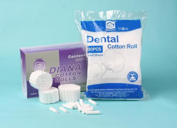 Dental Equipments White Disposable Dental Consumables Material Dental Cotton Roll