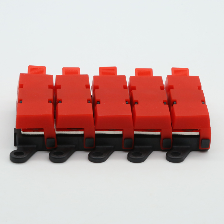 5 Way MIDI Fuse Holder Set 1 In 5 Out Distribution Block 200A Многопольный блок предохранителей