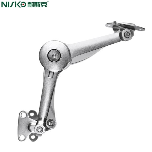 Accesorios de aleta de aleación de zinc shaped 4-8 kg capacidad de carga para puertas de gabinete