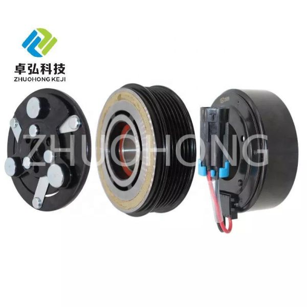6PK 114MM 12V Auto AC Compressor Pulley Clutch Kit for HONDA Ridgeline 2006-2014