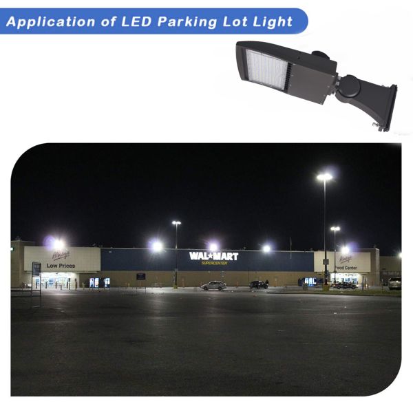 100W LED Shoebox Lights With Yoke Mount For Tennis Court Badminton Court Football Field With 5 Years Warranty