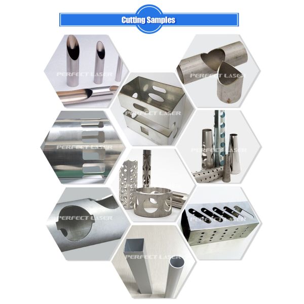 Круглая машина лазера волокна трубы металла, голубой автомат для резки лазера 3Д