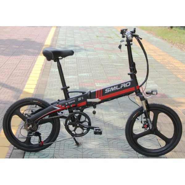 Stable 20 Inch Electric Bike Aluminum Alloy 6061 Frame 48V 500W Motor