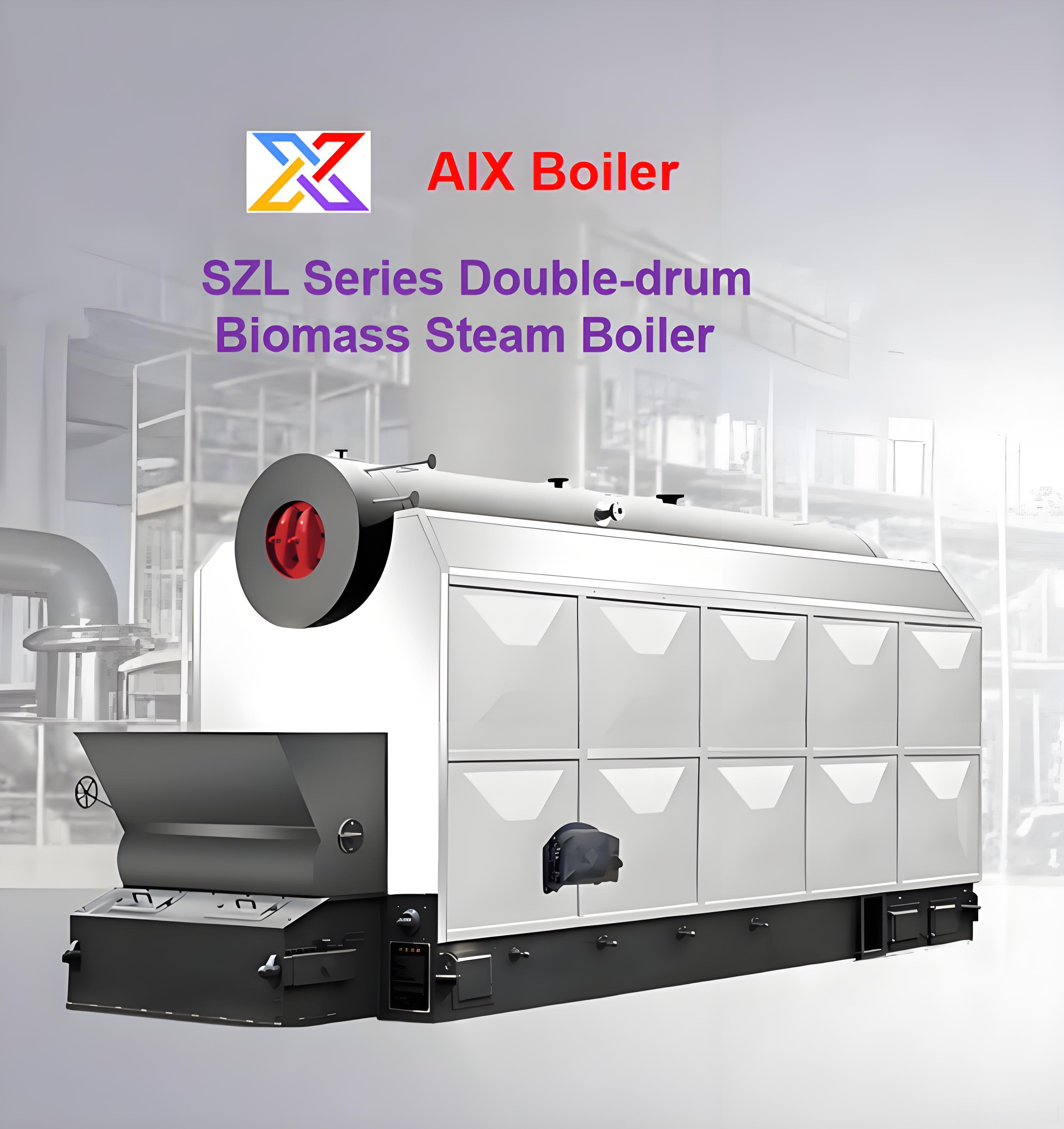 SZL 10 Tons Biomass Pellet Fired Steam Boiler With Good Performance