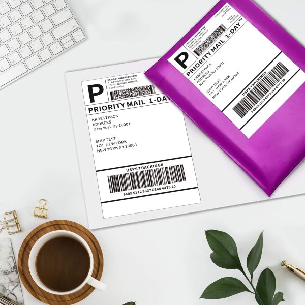 Waterproof Customizable A4 Label Stickers with Strong Adhesive for Laser and Inkjet Printers