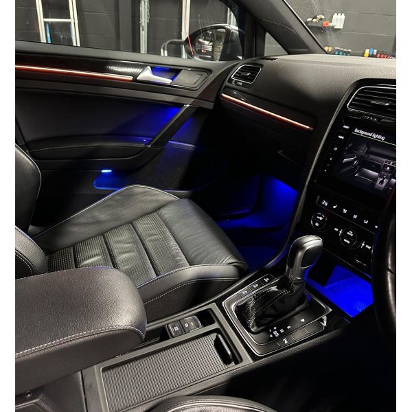 Volkswagen Golf 7/7.5 Окружающее освещение Установка индивидуального освещения для Volkswagen Golf 7/7.5 Динамическое окружающее освещение