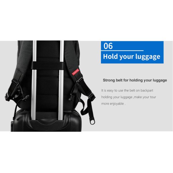 T-B3399 Waterproof Travel Laptop Backpack Anti Theft Lightweight Mochila Men With Usb