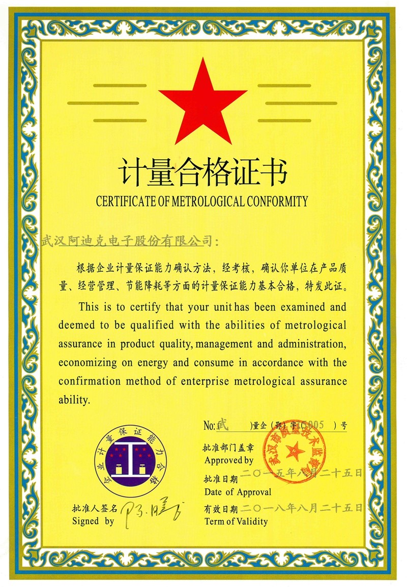 WUHAN RADARKING ELECTRONICS CORP. Сертификации