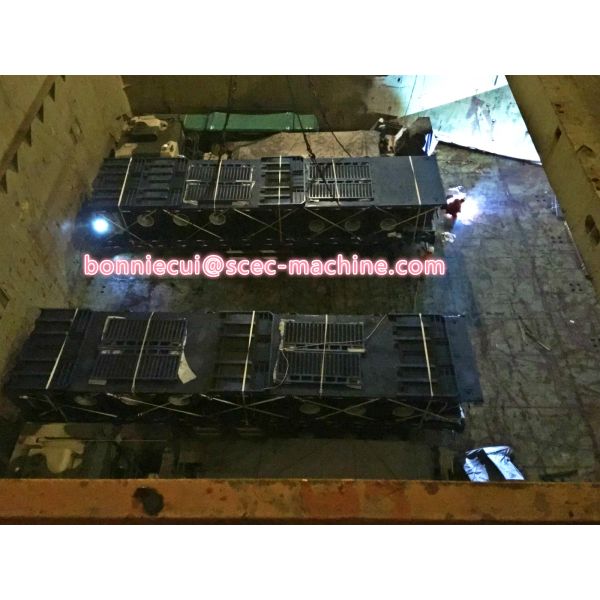 20ft 40ft Heavy Duty Semi Flat Bed Trailers Container Transport Truck Steel Material