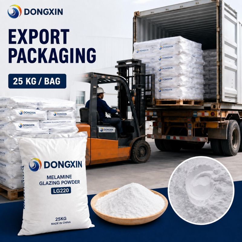 Heterochain Polymer Molecular Principal Chain Melamine Glazing Powder Food Grade Featuring Rapid Curing Time 20 to 40 Seconds for Finishes