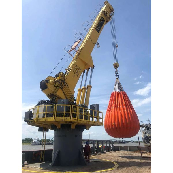 Test de charge de grue lourde Sacs d'eau de capacité 1T - 150T Forme de parachute