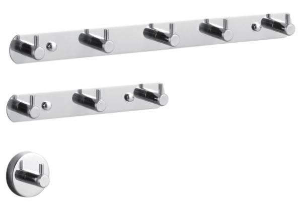 Durable Stainless Steel Towel Hook , Coat Hook Rail Wall Mounted For Foyer Hallway