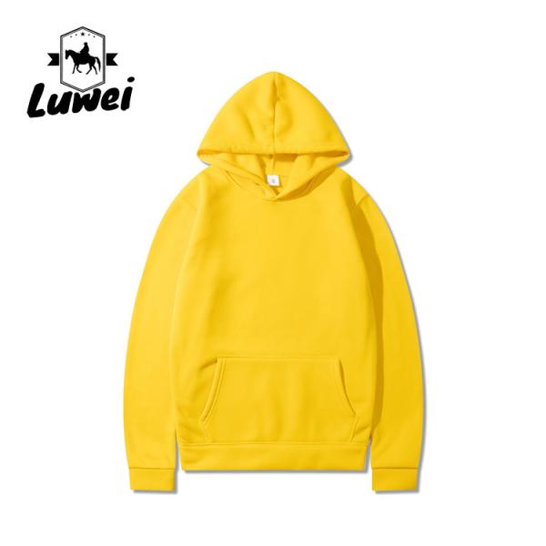 Pesos pesados Felpa Plain Sky Blue Hoodie Blusa de algodão orgânico Pull Over Capuzado Sweatshirt Homens Fleece Jogging