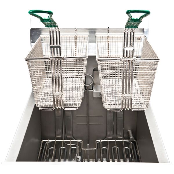 28Liters Commercial Electric Deep Fryer with Filtration Single Tank Floor - Type