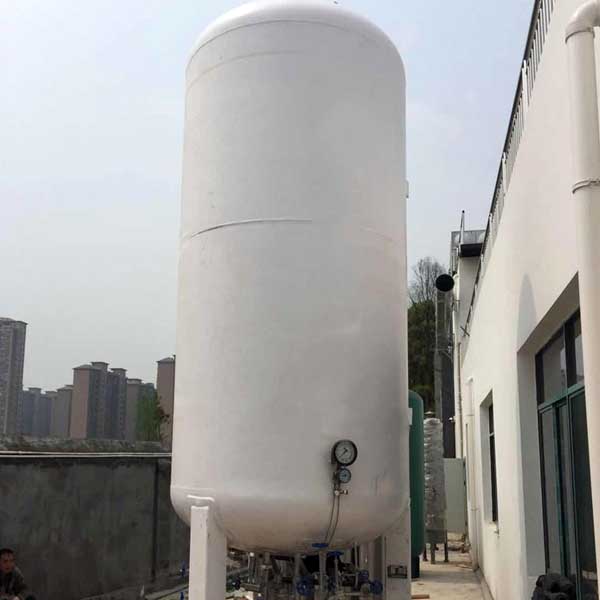 30m3 CO2 Cryogenic Storage Tank ISO 21.6 Bar Vertical Type
