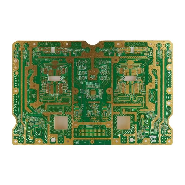 12 Layer Rogers PCB  Security Device with HASL Green Soldermask