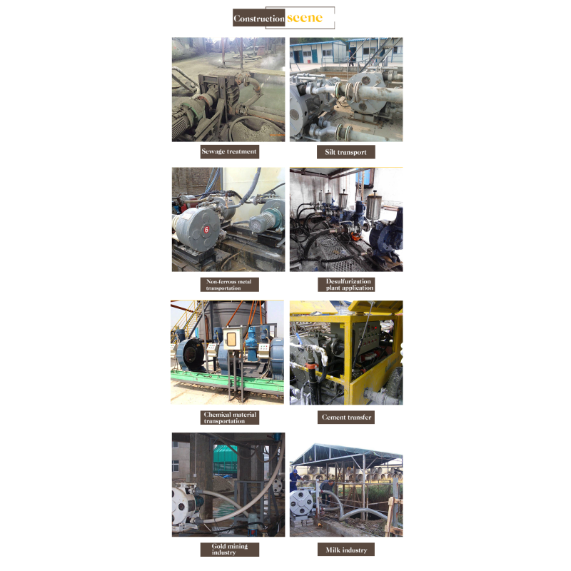 Gear Type Electric Foam Concrete Hose Pump Peristaltic Pump for Mud Mortar 1030*300*300