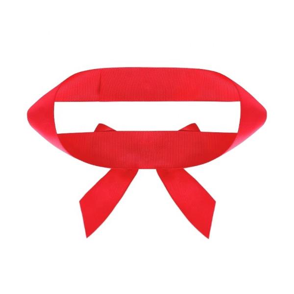 MSD OEM Cor Vermelha Custom Satin Ribbon Arcos Gravatas Caixa Regalo Arco e personalizado