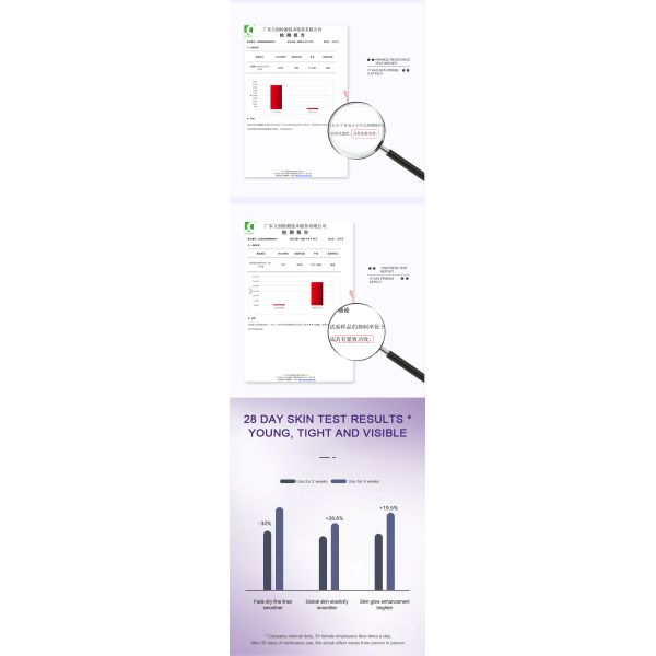 Customizable Anti-Aging Freeze-Dried Serum Polypeptide-Powered New Skin Care Product for Smooth Firm Home Spa Use Face Wrinkles