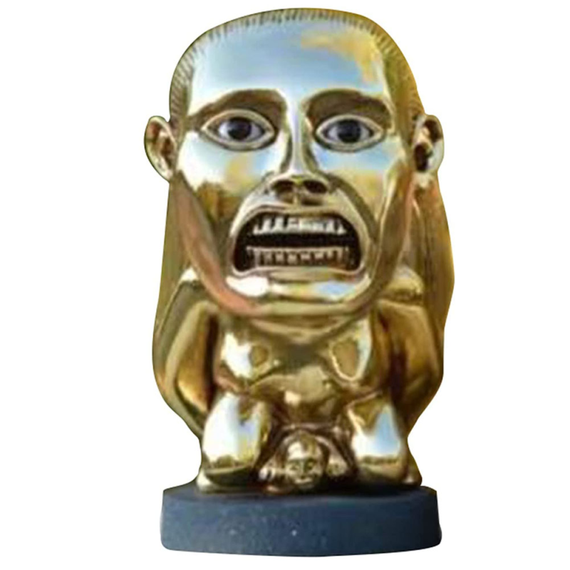 Unisex Indiana Jones Golden Fertility Icon Statues Add Some Adventure to Your Space