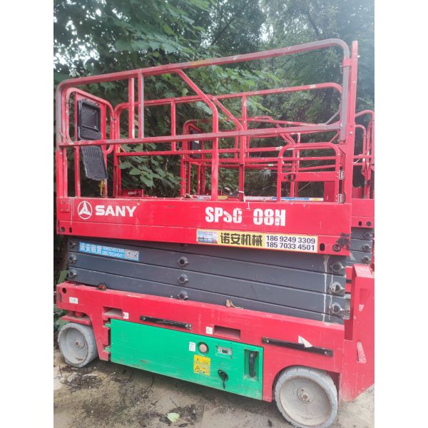 Plataforma elevadora de tijera eléctrica Sany de 10 metros