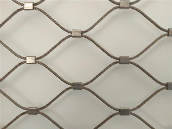Flexible stainless steel cable mesh/Decorative metal wire rope mesh