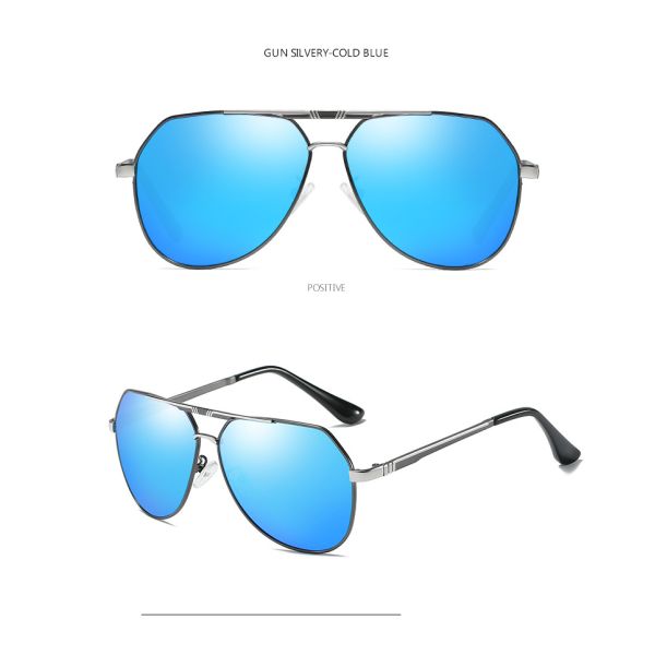 Driving Mirror Oversized Retro Sunglasses Men Women 142MM BSCI UV Protection