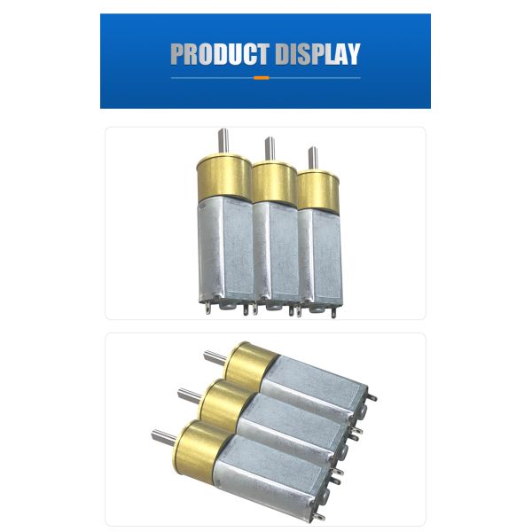 FT-16RGM050  DC 6V 12V24V  Spur Gear Motor  for Pad Lock