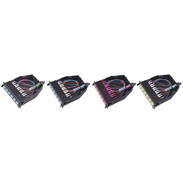 12 Core MPO LC Optical Fiber Module Box 40g-100g Single Mode / Multimode