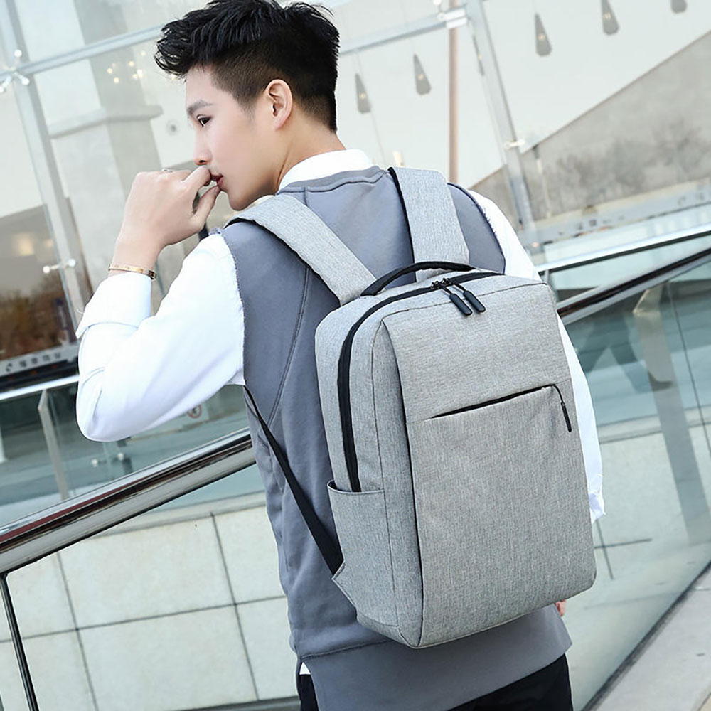 For Laudtec Wholesale Unisex Large Capacity Business Laptop Backpack DNB111 USB Charging Shockproof Handbag Soft Simple Design Wholesale OEM/ODM/Private Label