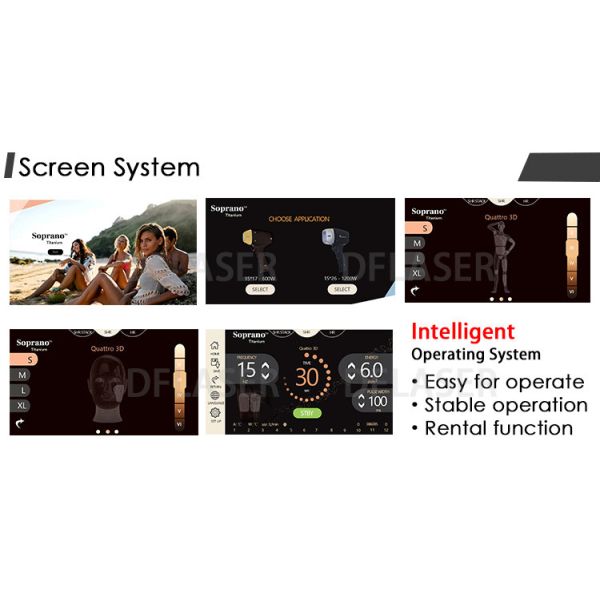 Домашняя машина удаления волос лазера диода 10Hz 808nm с 8,4 дюймами экрана TFT