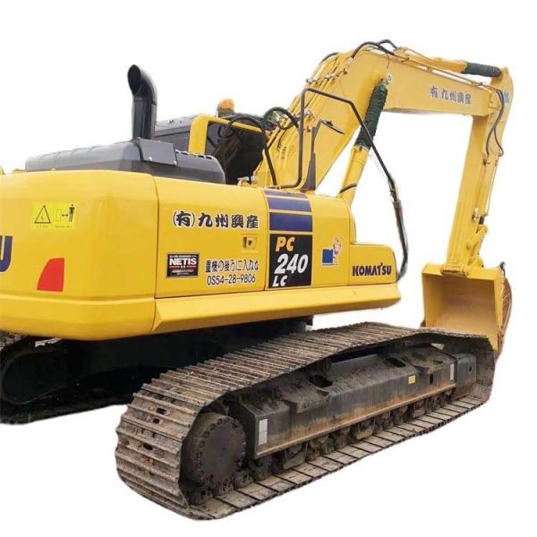 24 toneladas Komatsu PC240-8 Excavadora de retroescavadeira usada com tamanho de envio de 9885x3280x3055mm