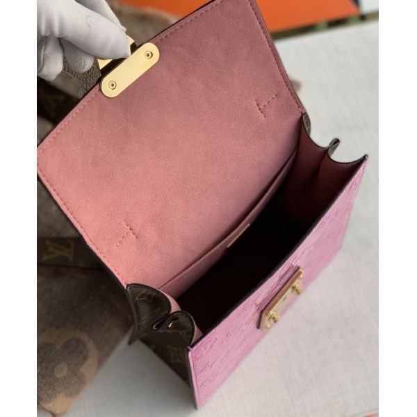 M90568 Spring Street Monogram Vernis patent leather and Monogram coated carvas and Epi leather handbag