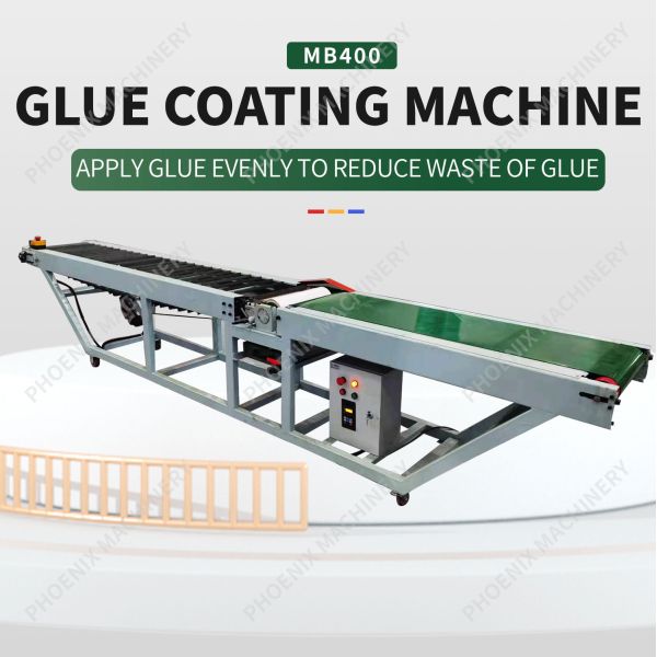 MB400 Automatic Gluing Machine for 400mm Wood Veneer and Plate Surface Weight 300 KG
