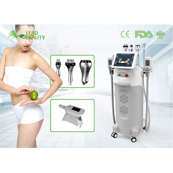5 Handles Cryolipolysis cavitation rf cool shape body slimming machine