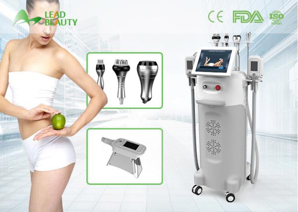 5 Handles Cryolipolysis cavitation rf cool shape body slimming machine