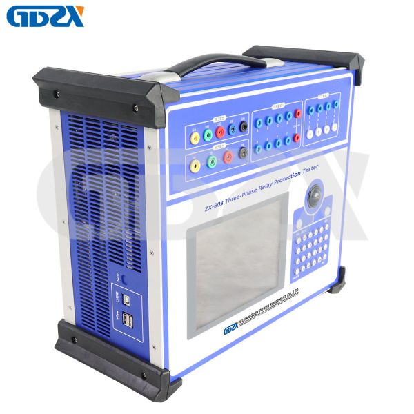 ZX-803 Easy Operation Portable microcomputer relay protection tester with LCD display screen