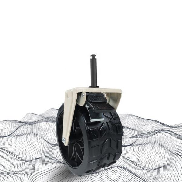 150KG Capacity 4-Wheel Steel Frame Folding Camping Cart