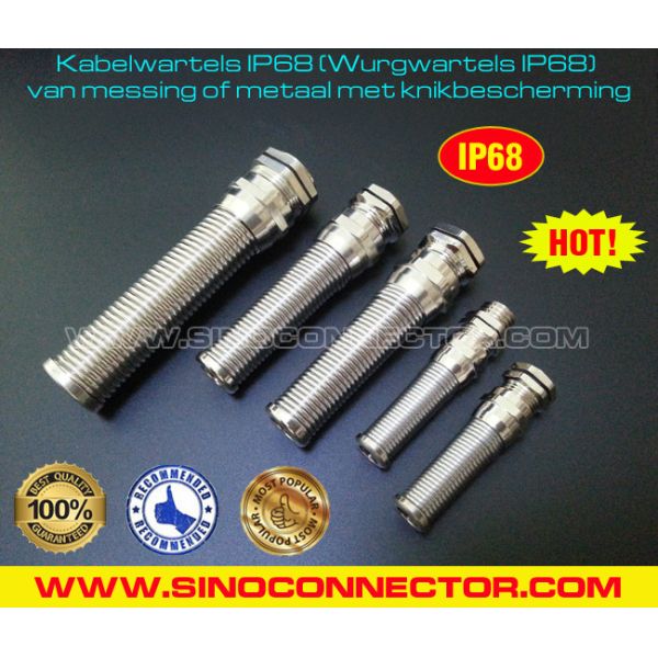 Messing фургона Kabelwartels IP68 (Wurgwartels IP68) metaal встреченный knikbescherming