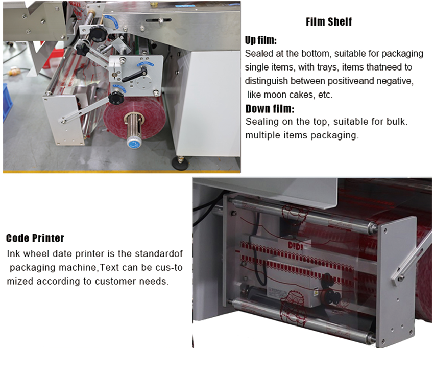 High Quality Durable Bread Baguette Croissant Bagel Pita Toast Sourdough Bread Cookie Donut Noodles Packaging Wrapper Machine