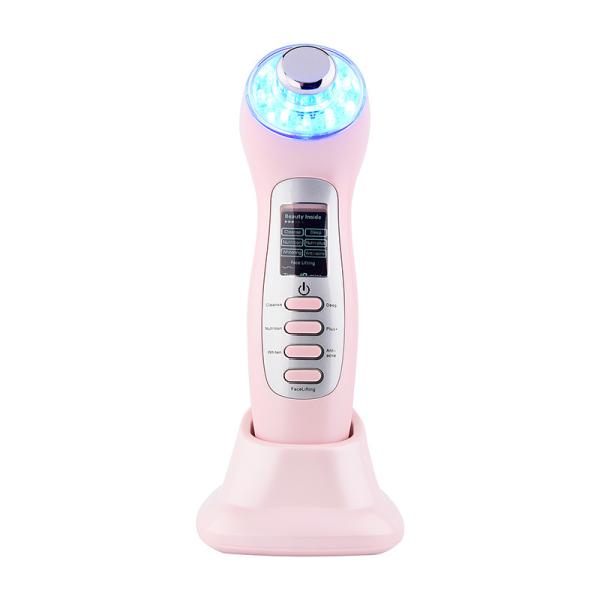 LED Light Ultrasound Facial Home Device ABS Material For Acne Treatment