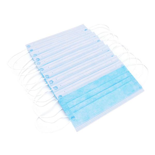 Anti Coronavirus Disposable Triple Layer Surgical Mask With Flexible Nose Wire