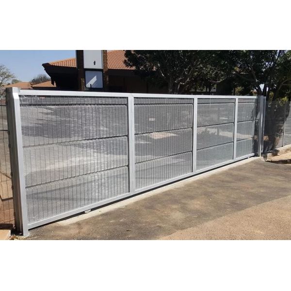 Visually Attractive Anti Climb Temporary Fencing Hot Dip Galvanized For Military Sites